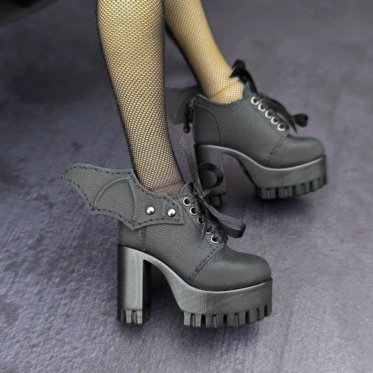 Leather Bat-Wing Boots for MiniFee