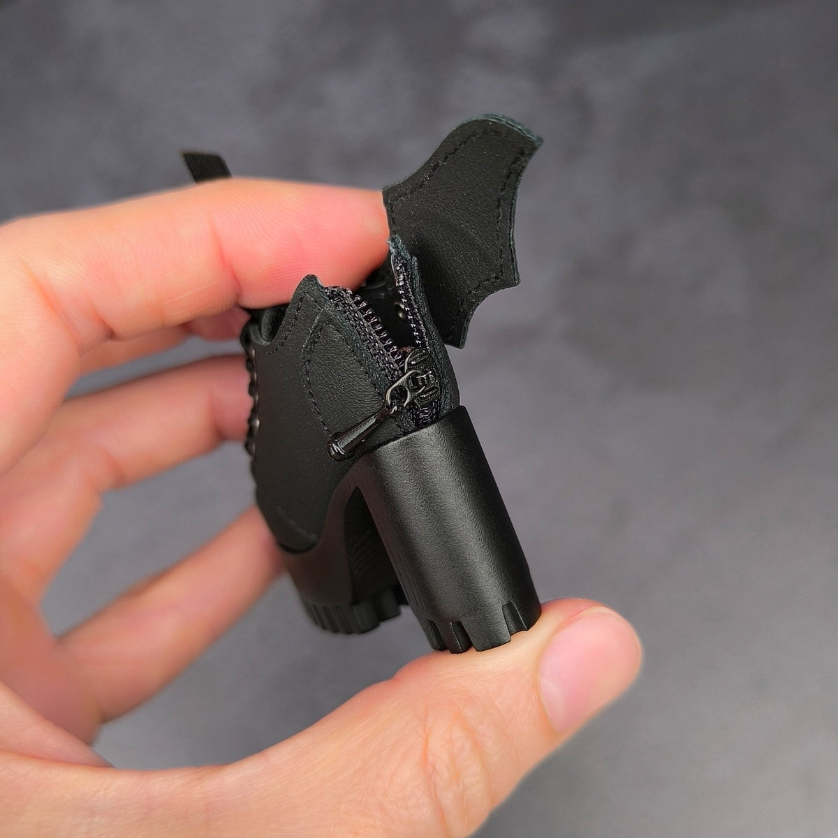 Leather Bat-Wing Boots for MiniFee