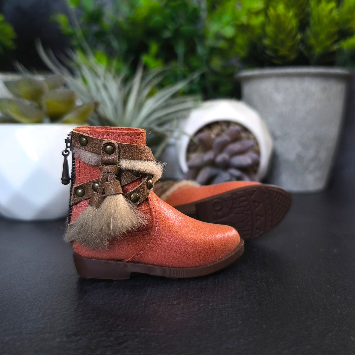 Boho Leather Boots for MiniFee, Narae, FID woman