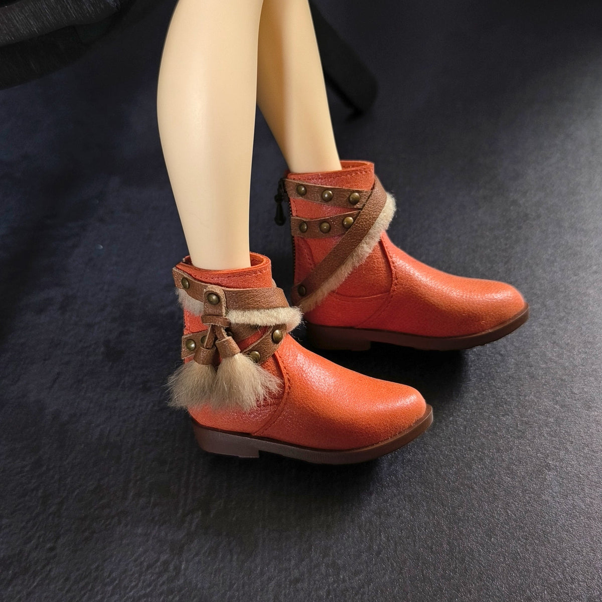 Boho Leather Boots for MiniFee, Narae, FID woman